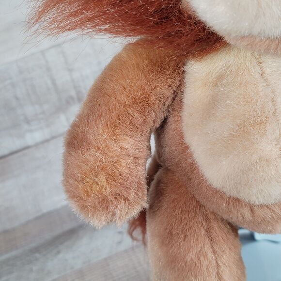 Lion Plush MAXIMILIAN Russ Berrie Fuzzy Mane Stuffed Animal Vintage - Picture 3 of 10